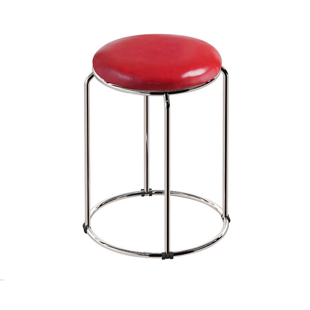 Khách hàng có thể tùy chọn nhiều cấu hình ghế inox tròn để phù hợp với không gian.