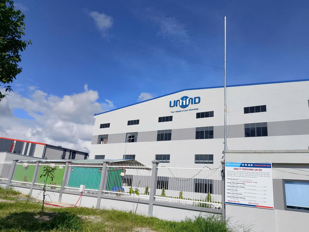 Toàn cảnh khu vực bếp và canteen sau khi hoàn thiện tại nhà máy UNIND - Dự án CÔNG TY TNHH UNIND (VIỆT NAM) - Cơ Khí Đại Việt