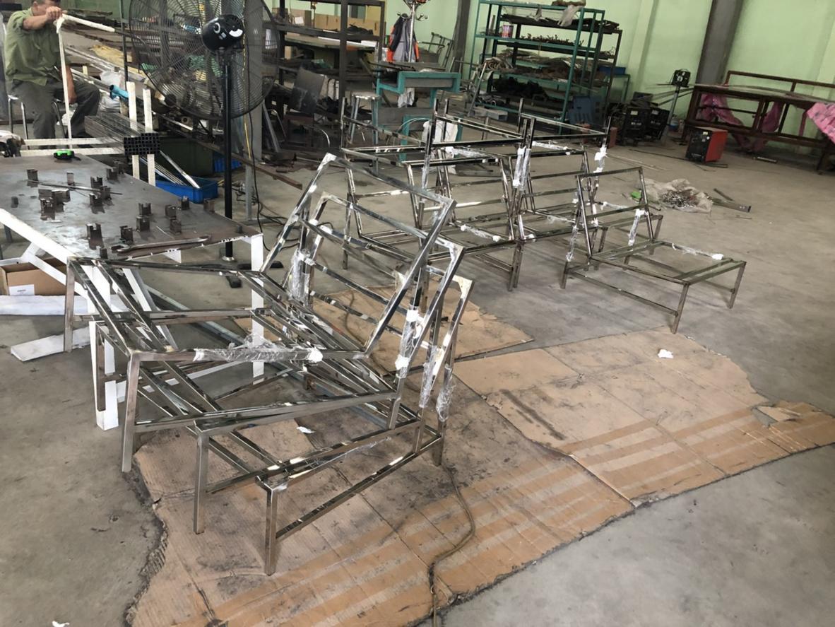 Xưởng sản xuất trực tiếp của Cơ Khí Đại Việt với dây chuyền CNC/laser