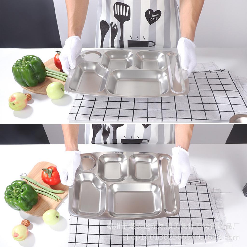 So sánh bề mặt và độ dày giữa khay inox 304 và 201.