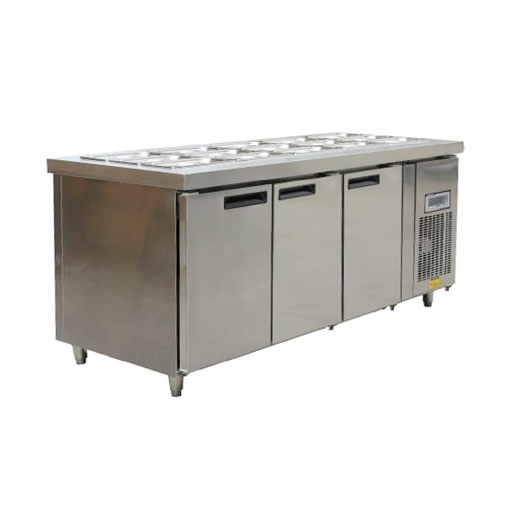 Dàn tủ mát 2 cánh và 3 cánh được lắp đặt cho siêu thị tiện lợi GS25.