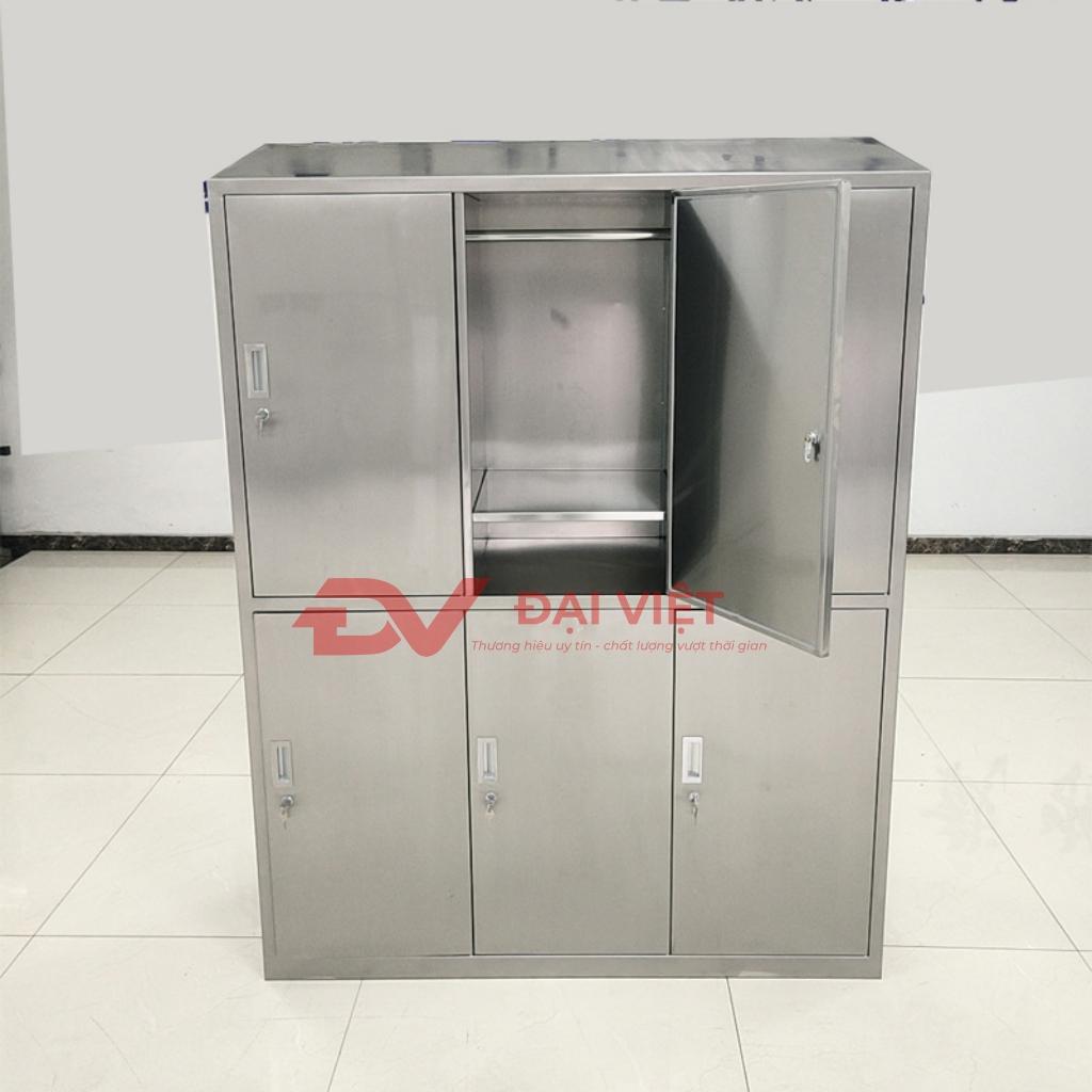 Infographic phân tích các yếu tố chính cấu thành nên báo giá của một chiếc tủ giày inox.