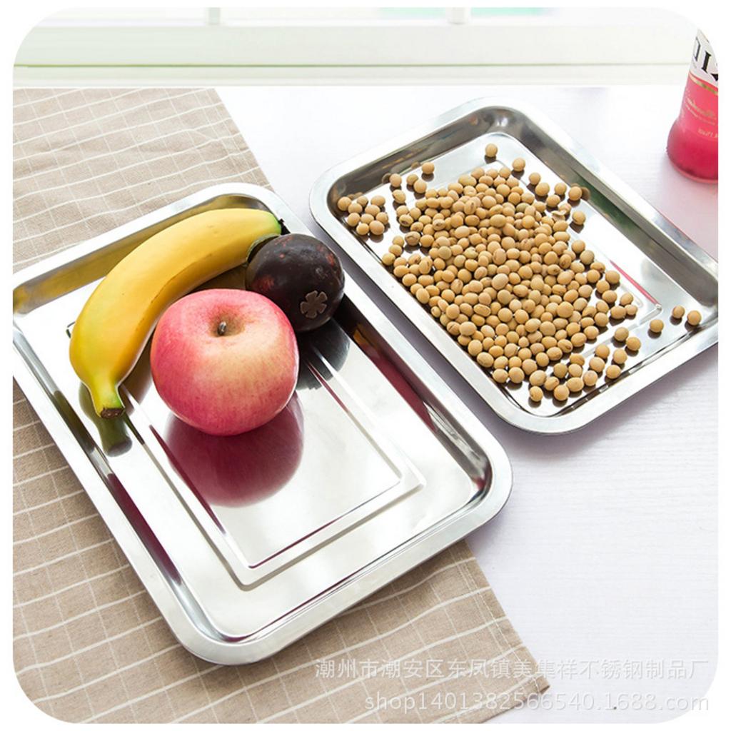 Các loại khay inox chữ nhật với độ sâu và kích thước đa dạng, sẵn sàng đáp ứng mọi nhu cầu của doanh nghiệp.