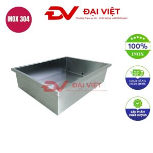 Máng rửa tay inox công nghiệp 1800x500x700mm