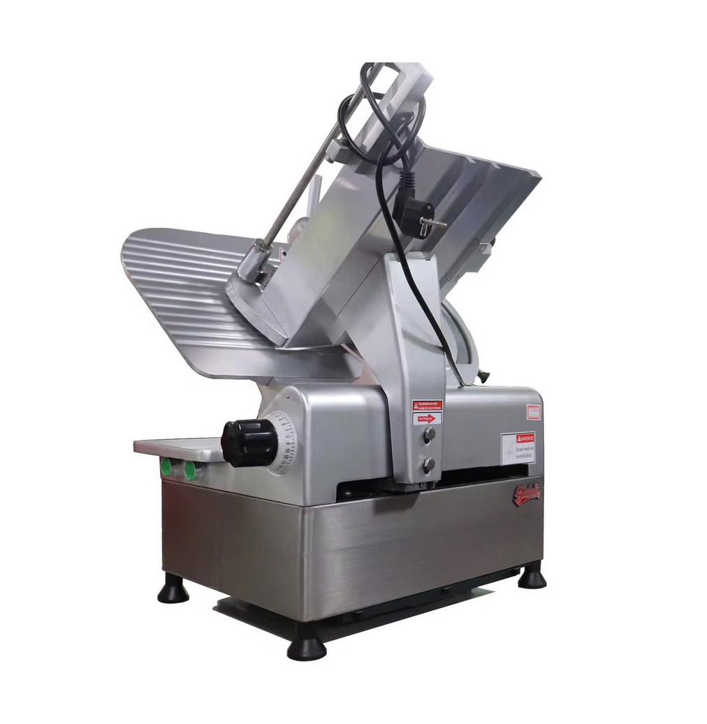 Sơ đồ mô tả các bước trong quy trình vận hành máy đùn xúc xích.