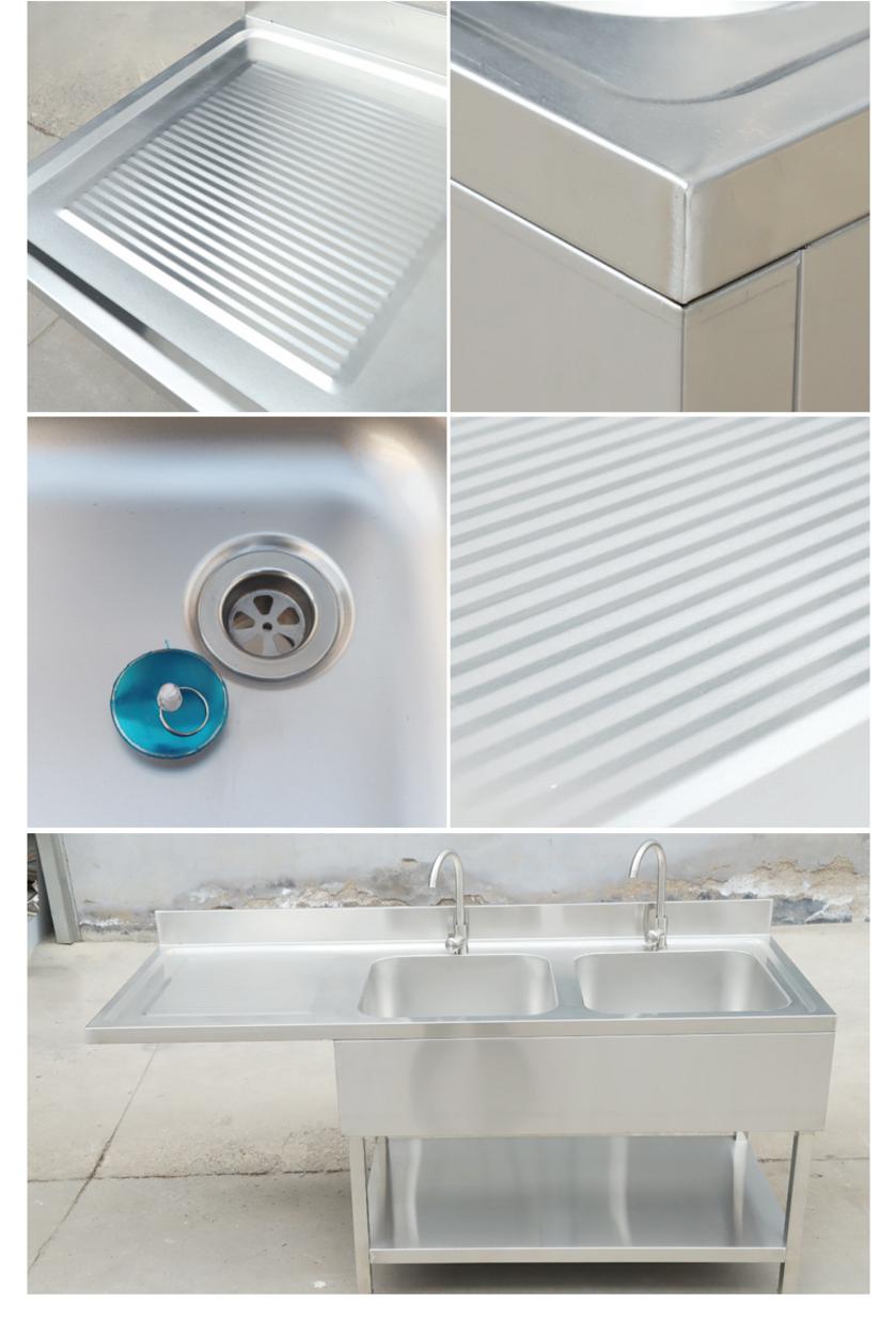 Kiến trúc sư đang tư vấn cho chủ nhà hàng về việc lựa chọn chậu rửa 1 hố để tối ưu không gian bếp.