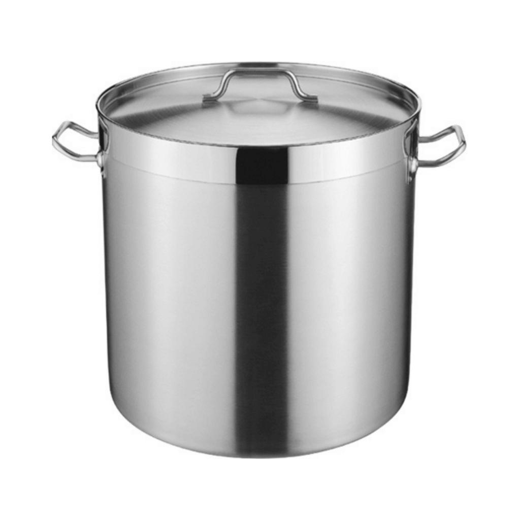 So sánh trực quan giữa nồi thân thấp lý tưởng cho món lẩu và nồi thân cao chuyên dụng để luộc hoặc hầm nước dùng.