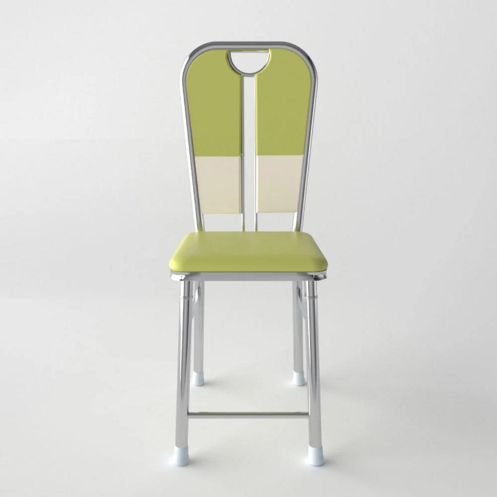 Ghế dựa inox của Cơ Khí Đại Việt được sử dụng trong một dự án nhà ăn công nghiệp.