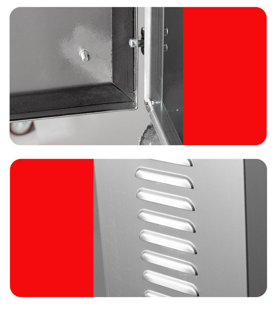 So sánh bề mặt của vỏ tủ làm từ Inox 304 và thép sơn tĩnh điện.