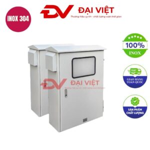 Vỏ tủ điện inox ngoài trời cửa 2 lớp 1500x700x400mm
