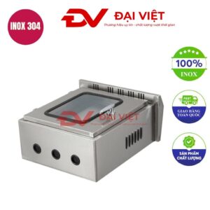 Vỏ tủ điện inox ngoài trời ip43 600x800x200mm