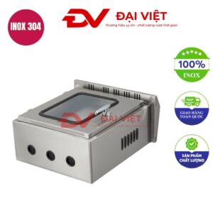 Vỏ tủ điện inox ngoài trời ip43 600x800x250mm