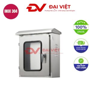 Vỏ tủ điện inox ngoài trời ip43 600x800x300mm