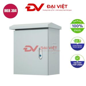 Vỏ tủ điện phân phối ngoài trời sơn tĩnh điện 300x250x160mm