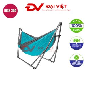 võng xếp inox 200x84x127cm