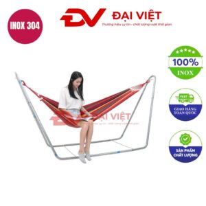 võng xếp inox 250x84x118cm