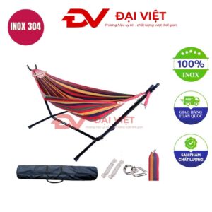 võng xếp inox 260x107x100cm