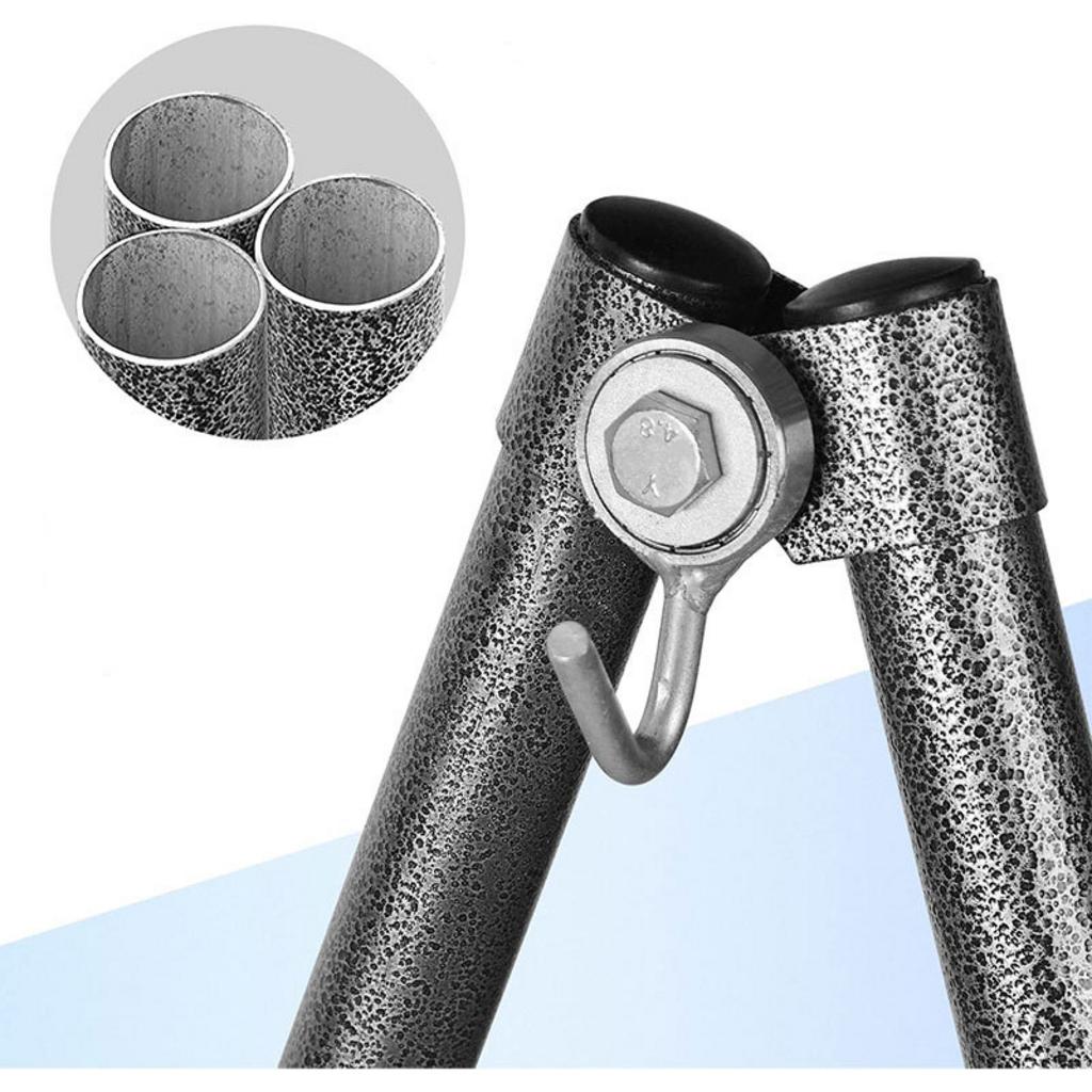 Cận cảnh khung Inox 304 và mối hàn kiểm tra chất lượng.