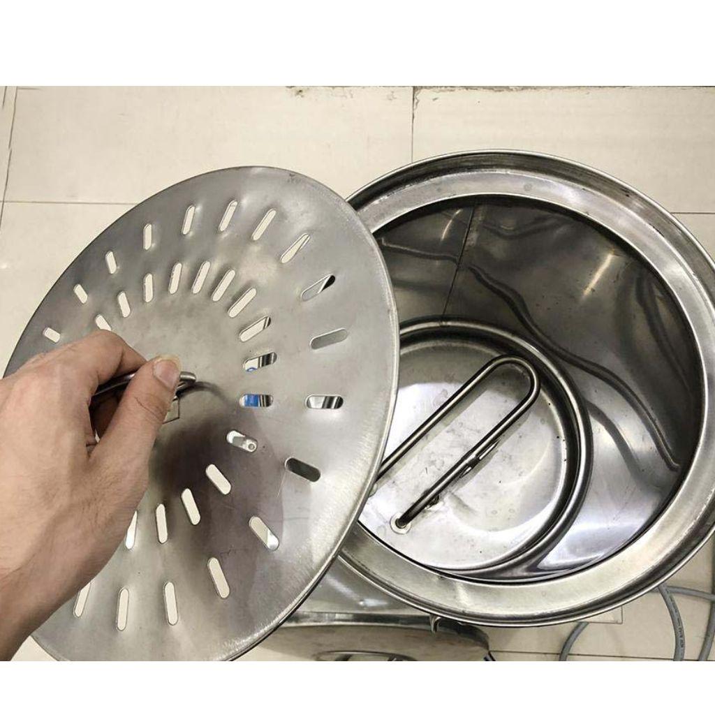Cận cảnh Inox 304 và mối hàn TIG thể hiện chất lượng gia công tại xưởng Cơ Khí Đại Việt.