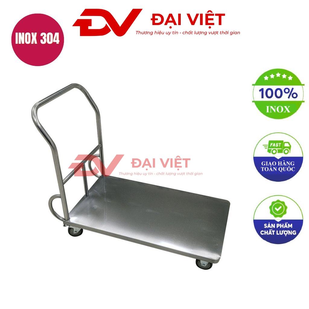 Xe đẩy hàng gấp gọn siêu nhẹ inox