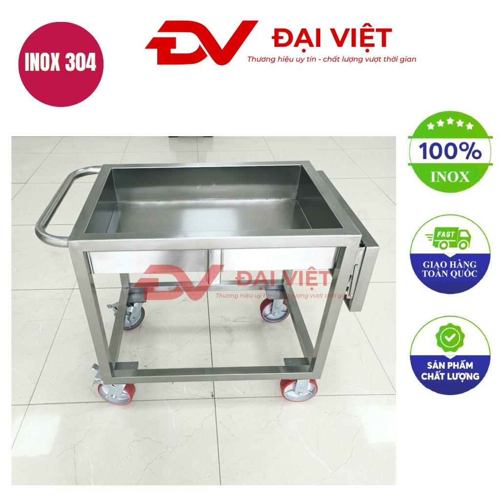 xe đẩy y tế kèm bàn 700x550x800mm