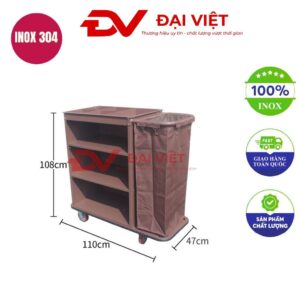 Xe dọn buồng khách sạn 1100x470x1080mm