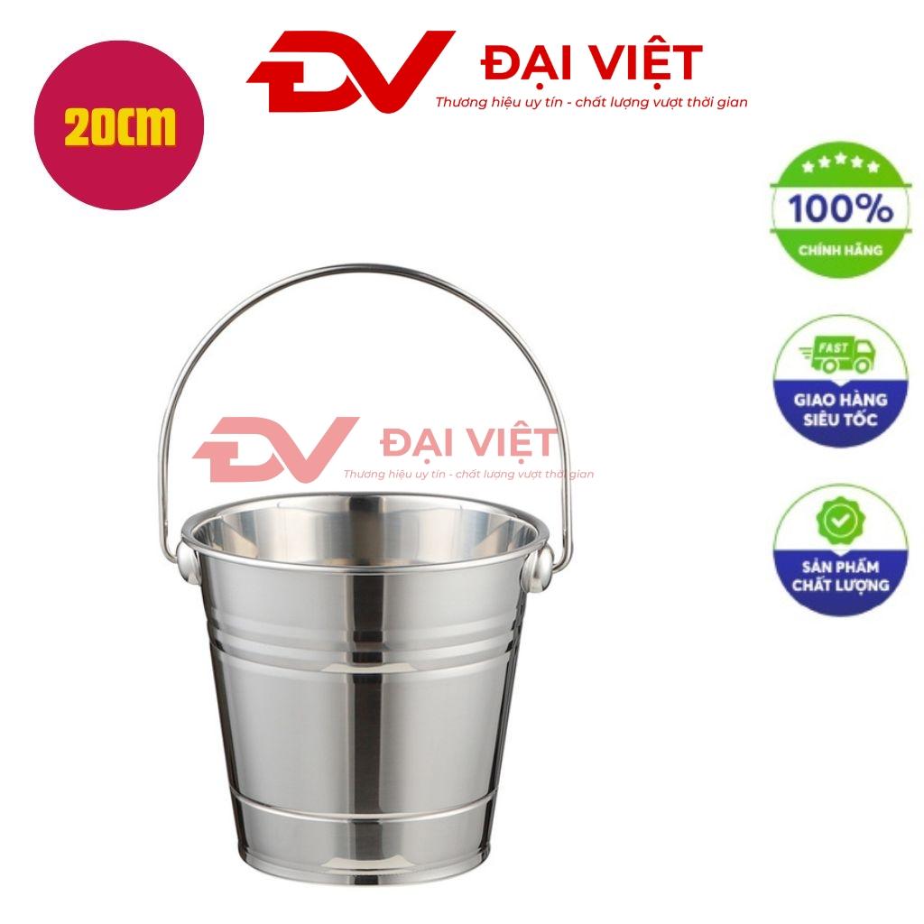 Xô đá inox 20cm