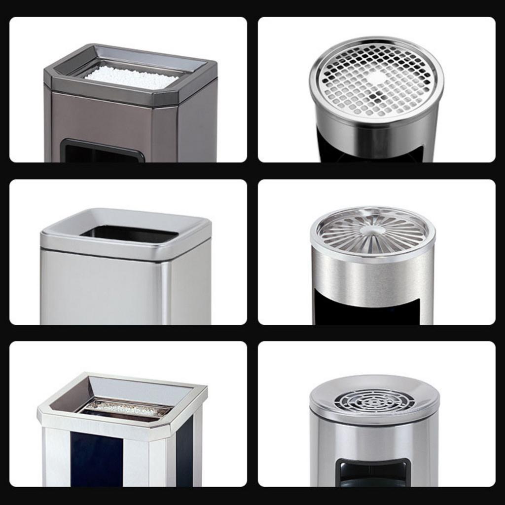 Thùng rác inox 3 ngăn đang trở thành tiêu chuẩn tại các văn phòng hiện đại.