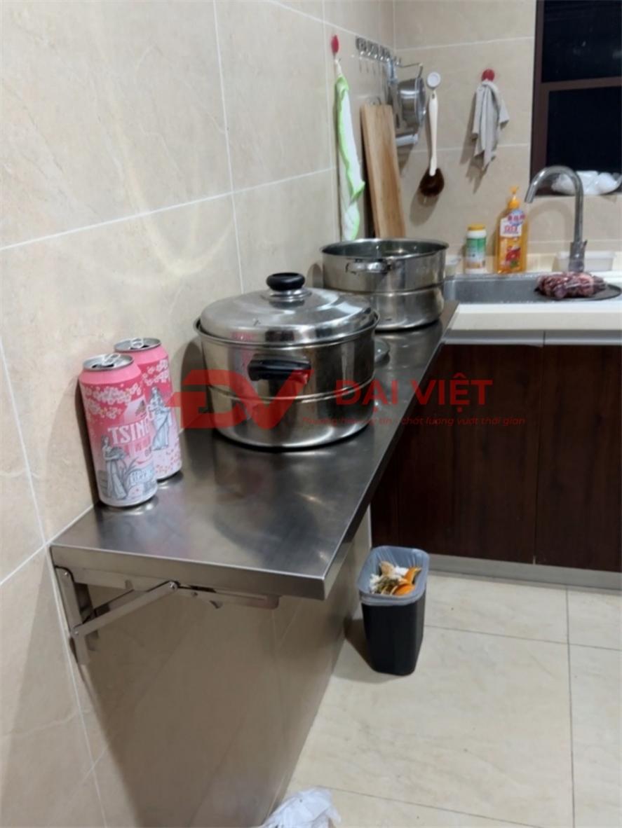 Xưởng sản xuất và gia công kệ inox hiện đại của Cơ Khí Đại Việt.