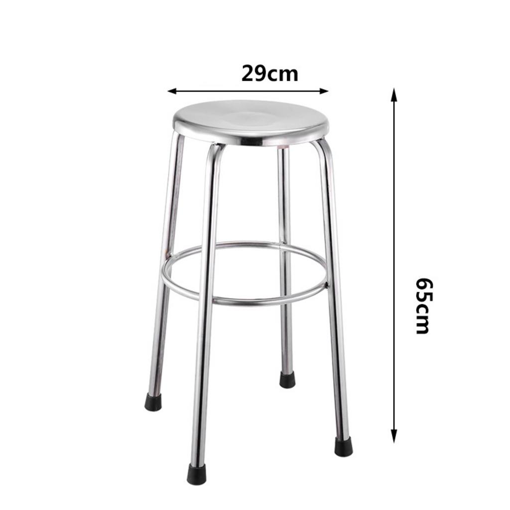 Minh họa các yếu tố ảnh hưởng đến đơn giá một chiếc ghế inox tròn.