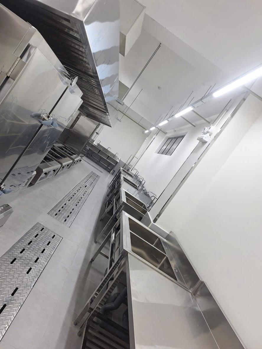 Biểu đồ phân bổ chi phí CAPEX và OPEX cho một dự án bếp công nghiệp.