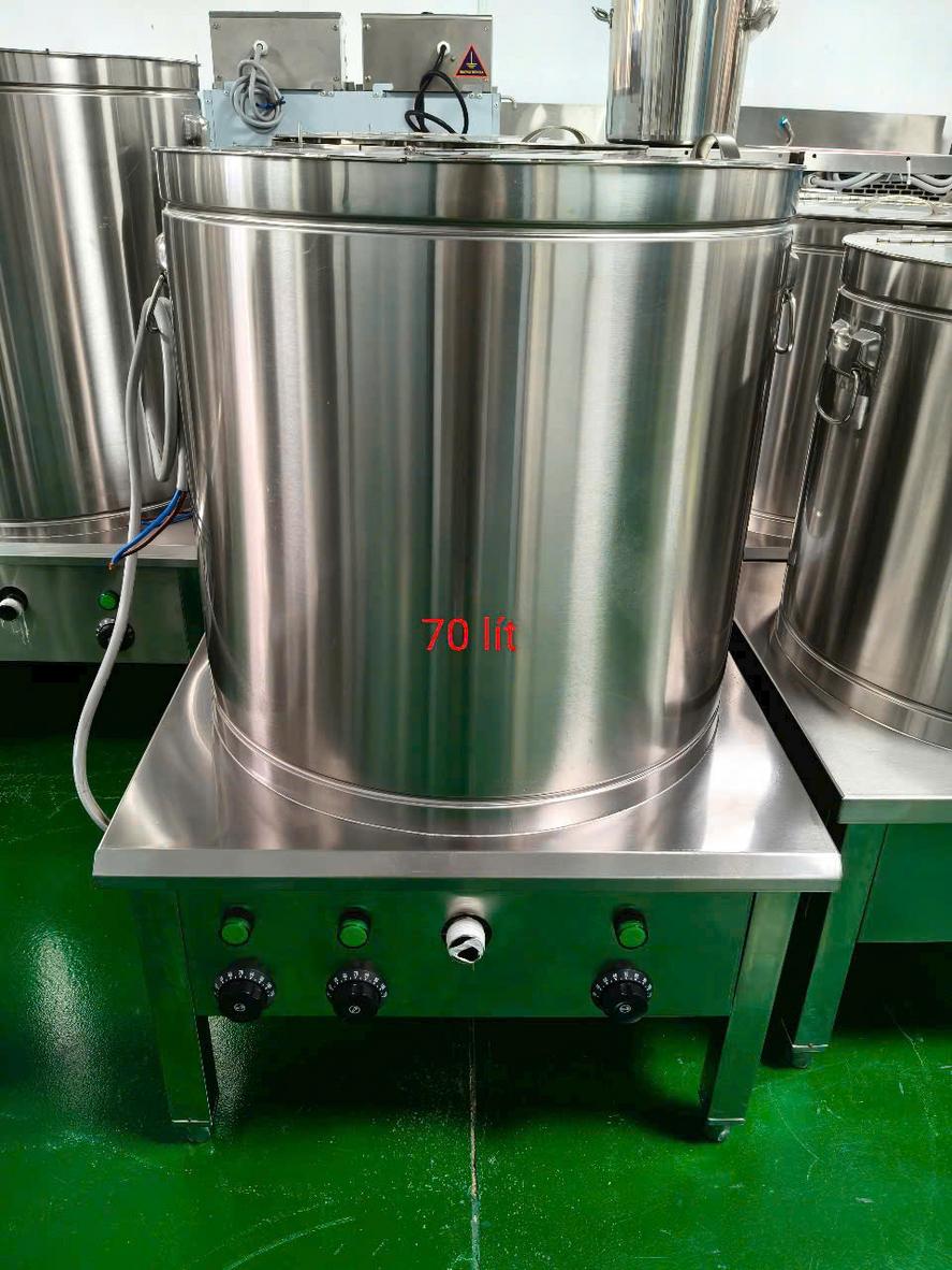 Các thành phần chính và tiêu chuẩn kỹ thuật nồi phở điện/gas.