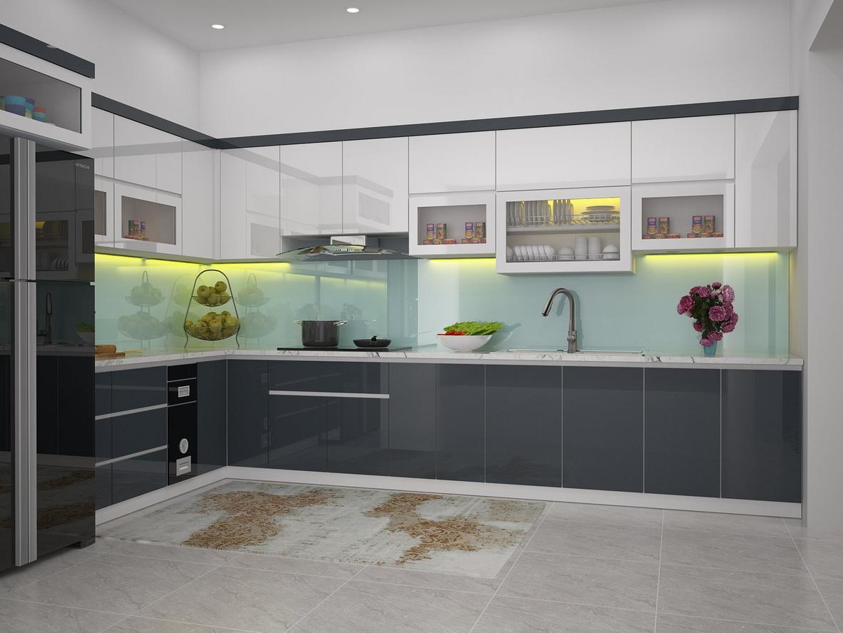 Tấm Inox 304 với hoàn thiện hairline và ví dụ ứng dụng.