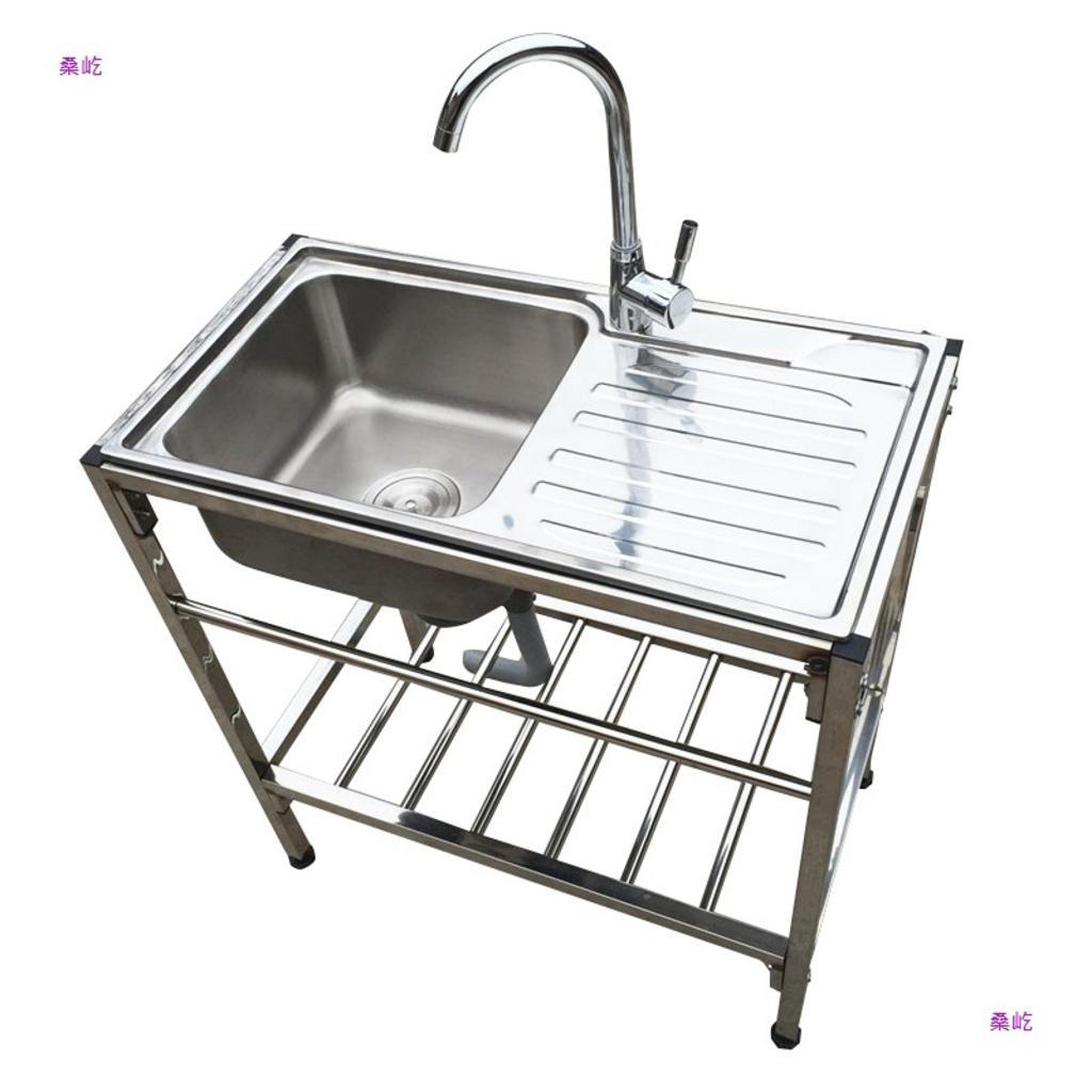 Khung chân đỡ inox có chân điều chỉnh cho chậu công nghiệp.