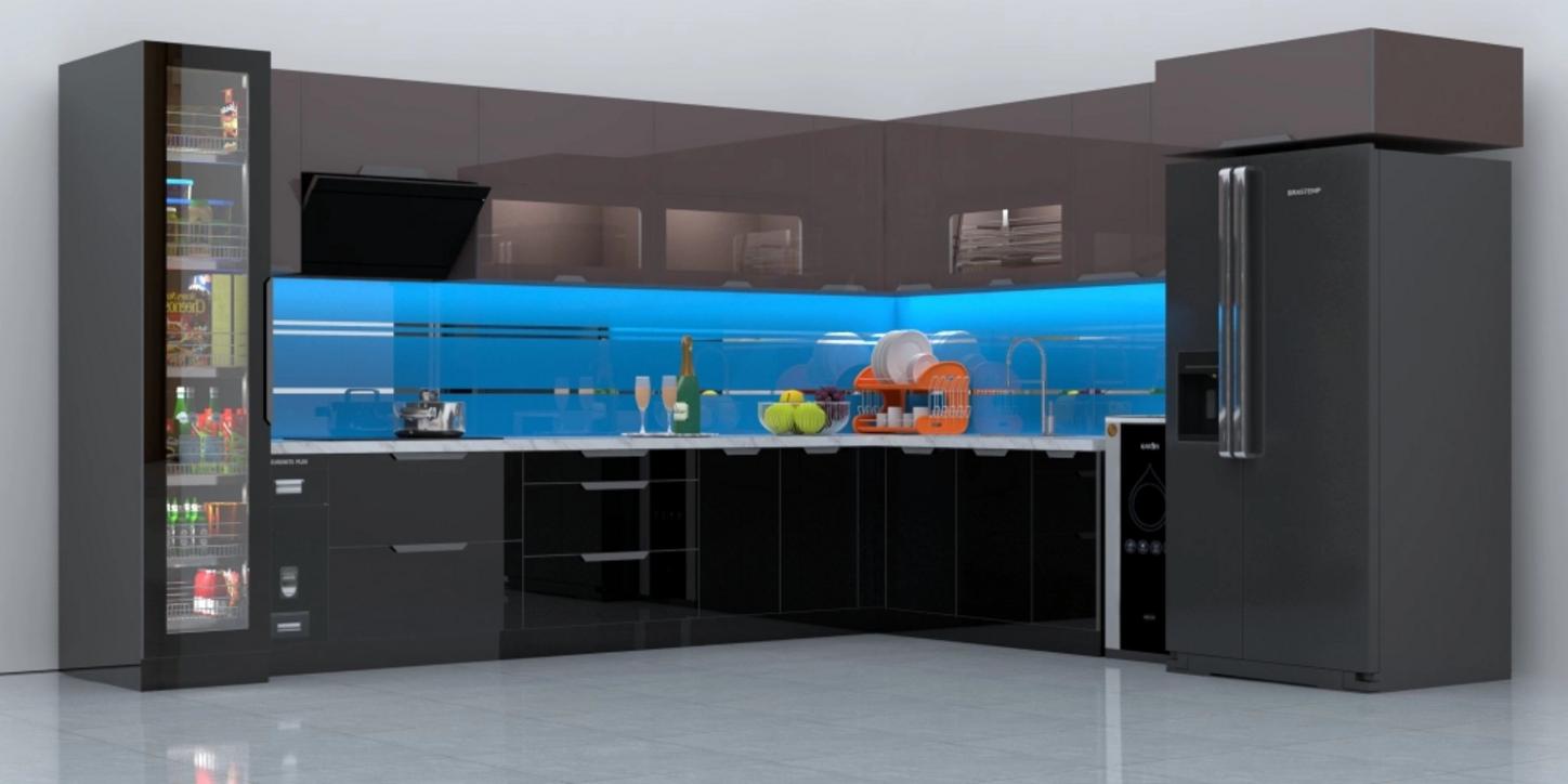 Ánh sáng và tay nắm tối giản, an toàn.