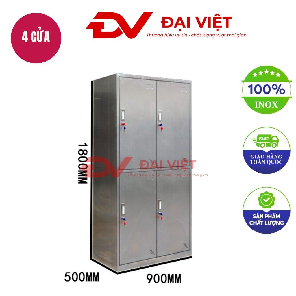 tủ hồ sơ inox 4 cửa 900x500x1800mm