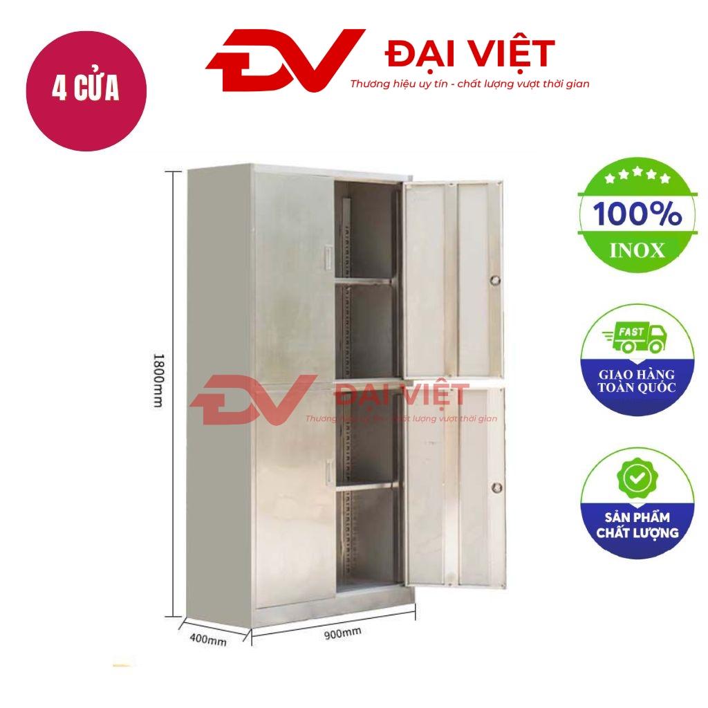 tủ hồ sơ inox 4 của inox 900x400x1800mm