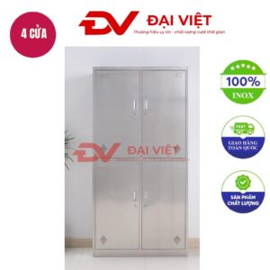 tủ quần áo inox 4 cửa 1800x420x900mm