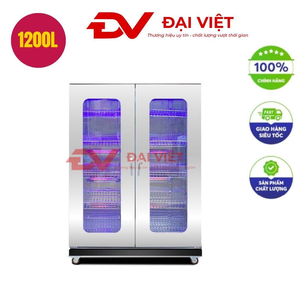 Tủ Sấy Bát 1200L 2 Cánh Kính