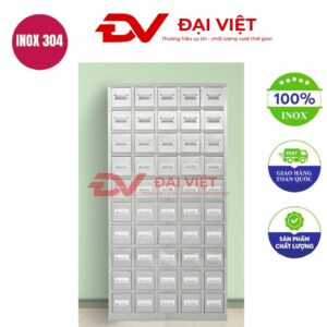Tủ thuốc đông y inox 50 ngăn 1930x500x1200mm
