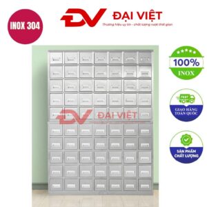 Tủ thuốc đông y inox 70 ngăn 1930x500x1400mm