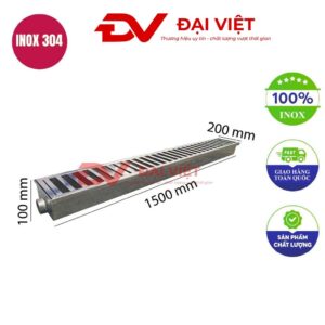 Vỉ thoát nước sàn 150x20x10cm