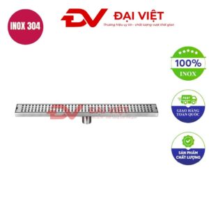 Vỉ thoát sàn inox 20x6.8x7cm