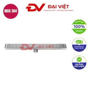 Vỉ thoát sàn inox 30x6.8x7cm