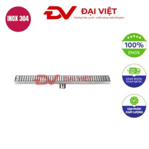 Vỉ thoát sàn inox 70x6.8x7cm