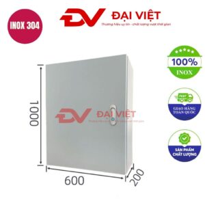 Vỏ tủ điện công nghiệp 600x200x1000mm