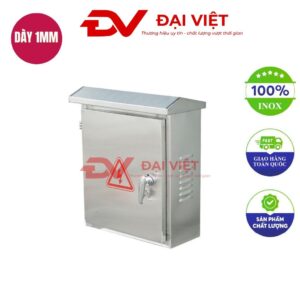 Vỏ tủ điện điều khiển inox ngoài trời 300x400x160mm