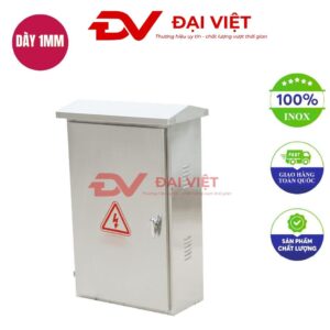 Vỏ tủ điện điều khiển inox ngoài trời 600x1200x350mm
