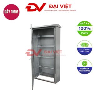 Vỏ tủ điện điều khiển inox ngoài trời 800x600x300mm
