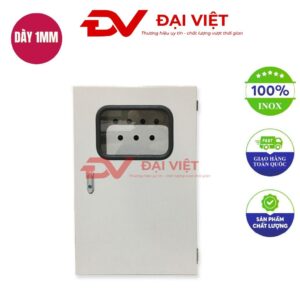 Vỏ tủ điện điều khiển ngoài trời cửa 2 lớp 500x750x400mm